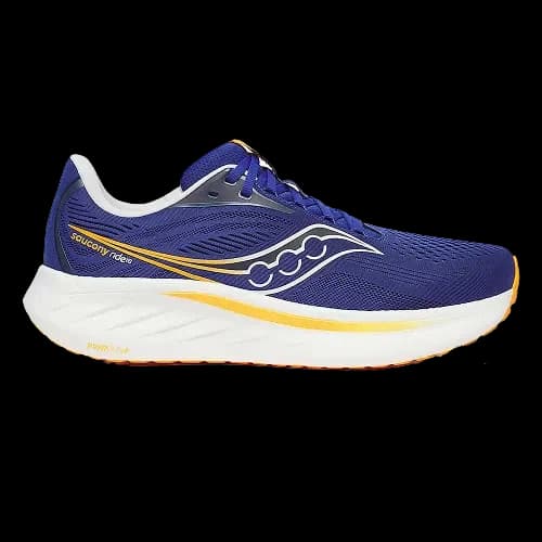 Saucony Ride 18, set fra siden